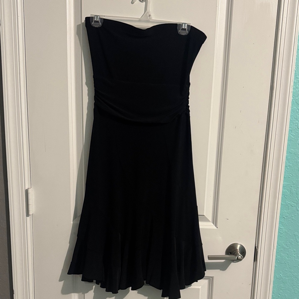 Charlotte Russe Elegant Black Strapless Dress